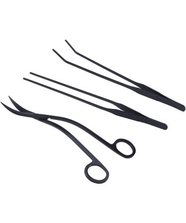 Mipcase 2PCS Aquarium Shears & Tweezers Set | Scissors for Aquatic Plants & Maintenance | Ideal Tools for Aquarists - Buy Online on GoSupps.com