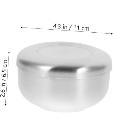 Beavorty Stainless Steel Shaving Bowl for Men - Foam Shell Sandalwood Soap Mustache Razor Brush - Premium Men's Grooming Accessories - Buy Online on GoSupps.com