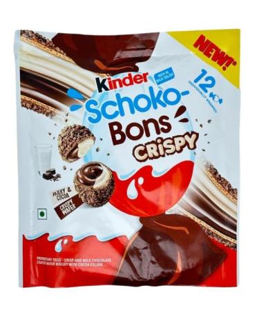 Kinder oder Kinder Schokolade ArBo-Living Quality Kids Crispy Chocolates 67g Delicious Crunchy Crunchy for Kids with Crunchy Creamy Sheathed Cream Filling