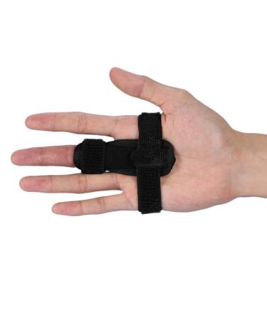 FILFEEL Finger Splint Adjustable Support Brace with Hook&Loop Tape for Straightening Curved Deformation
