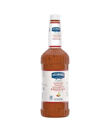 Buy Hellmann's Classics Sundried Tomato Vinaigrette Salad Dressing - Pack of 6 Gluten Free Bottles - 32oz each - No Artificial Colors or High Fructose Corn Syrup - Sundried Tomato Flavor - Buy Online on GoSupps.com