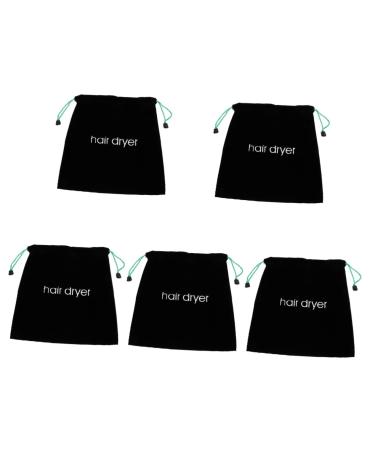 Zerodeko 5 Pcs Hair Dryer Storage Bag Bulk Drawstring Bags Hairdresser Bag Practical Storage Pouch Miss Case
