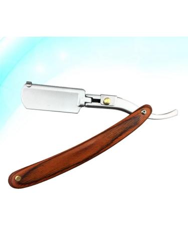 Fomiyes Portable Razor - Manual Straight Blade Shaver for Men | Metal & Bamboo Beard Grooming Tool - Buy Online on GoSupps.com