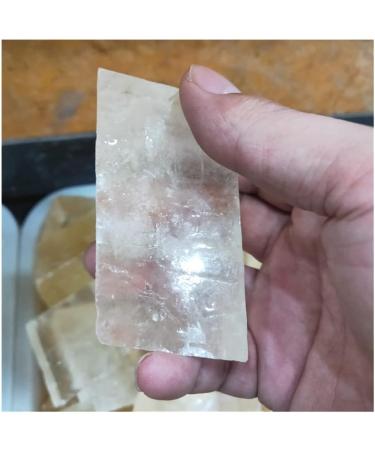 1PC 200g Natural unpolished Iceland Spar raw Calcite Rough Clear Calcspar Stones JZIGTDEM - Buy Online on GoSupps.com