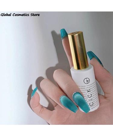 12ml Cat Eye Gel Soak Off Gel Nail Polish Blue Nail Varnish UV LED Gel for Nail Art Easy Coloring Manicure Tool - (Color: Blue) - Buy Online on GoSupps.com