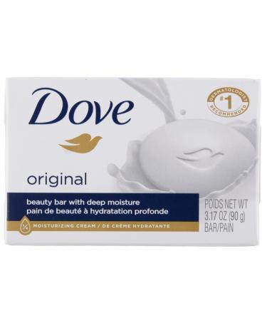 Dove White Beauty Bar 3.17oz | Moisturizing Cream Soap for Soft Skin | International Shipping Available - Buy Online on GoSupps.com