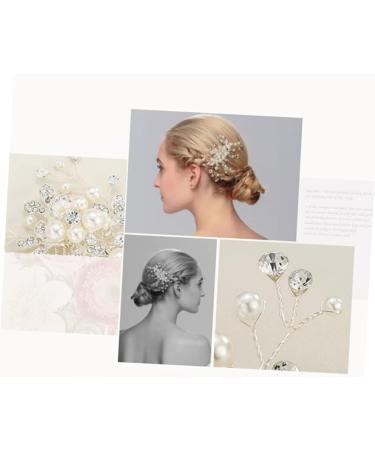 FRCOLOR Set of 3 Bridal Headpiece Tiara Bridal Insert Comb Bridal Hair Comb Hairpin Miss Wedding - Buy Online on GoSupps.com