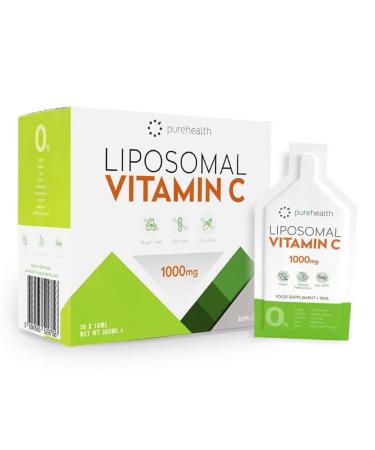The Purest Most Bioavailable Liposomal Vitamin C On The Market 1000mg 30 Daily Sachets No Sweetener No Soy All Natural Ingredients.Immune System Skin & Energy Support