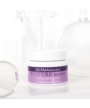 DERMAdoctor Picture Porefect Oil Free Facial Moisturizer | Pore Minimizer for Oily Skin | Zinc & Copper Peptides | Daily Lotion for Men & Women | 1.69 oz - Buy Online on GoSupps.com