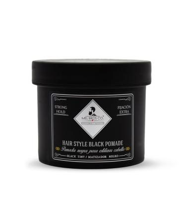 Buy Black Pomade 4oz - Strong Hold Perfect for Covering Gray Hairs - International Shipping Available - Buy Online on GoSupps.com