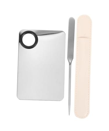 5 Sets Liquid Foundation Palette & Stainless Steel Spatula - Premium Makeup Mixing Tools for Flawless Application - Buy Online on GoSupps.com