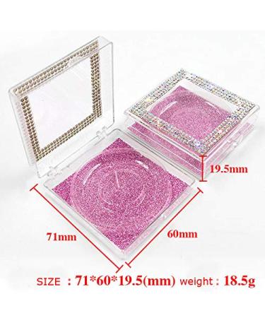 Buy HBZGTLAD 10PCS 3D False Eyelashes Packaging | Glitter Lash Case - Empty Eyelash Box (ZFX-OP8) - International Shipping Available - Buy Online on GoSupps.com
