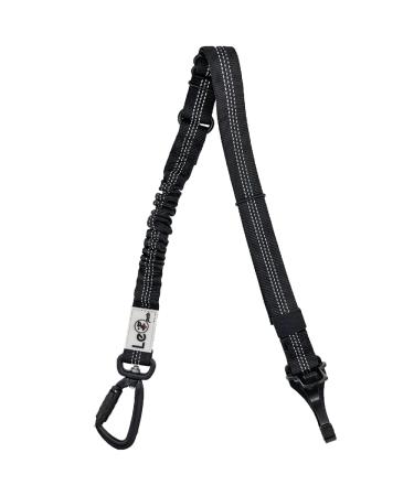 Leopets dog seat belt for car |Dog belt car |For all dogs sizes 30cm - 90cm |Safety carabiner - seat belt reflecting and rear damping (black) - Buy Online on GoSupps.com