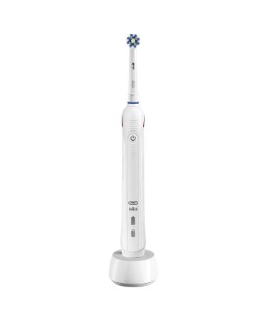 Oral-B Pro 2 2000 electric toothbrush rechargeable 1 toothbrush with visible brush printing sensor 1 brush head 4210201251538 Bianco Weiß Cross Action