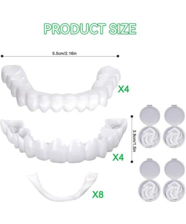 Cosmetic Veneers Teeth - Temporary Repair Kit for Men & Women | Brighten Artificial Teeth & Dentures - Buy Online on GoSupps.com