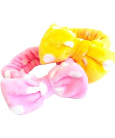 Traziewell Spa Headbands for Women Fluffy Headband for Washing Face Elastic Bowknot Hair Band Microfiber Elastic Ladies Head Band for Makeup Shower Sports Hair Band for Washing Face HB000215 - Buy Online on GoSupps.com