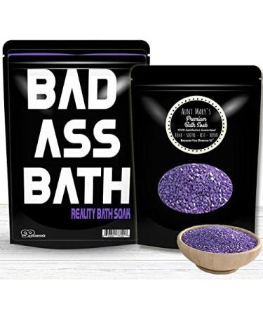 Badass Bath Soak - Purple Bath Salts for Funny Spa Gifts, Men, Women, Stocking Stuffers & White Elephant Gift - Buy Online on GoSupps.com