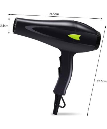 Hair Dryer - Professional Ionic Hair Dryer Ac Motor Blowdryer Fast Drying Light Weight Low Noise Hairdryers with Diffuser Speed - Buy Online on GoSupps.com