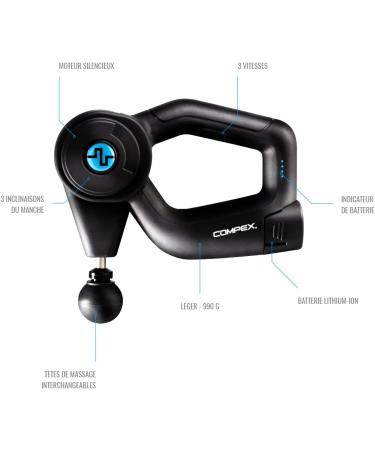 Compex Fixx 1.0 Massager - Handheld Percussion Massage Gun for Therapy - Buy Online on GoSupps.com