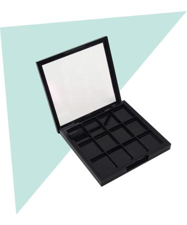 POPETPOP 4 Pcs 12 Black Eyeshadow Empty Eye Shadow Case Empty Eyeshadow Palette Blush Travel Loose Powder - Buy Online on GoSupps.com