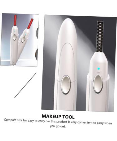 Housoutil 1 Set Eyelash Curler Electric Eyelash Curling Tool Make up Kit Heated Curler USB Charging Hand Wisking Tool Electric Makeup Tool Eyelash Curling Clip Charge Hair Curler White Abs - Buy Online on GoSupps.com