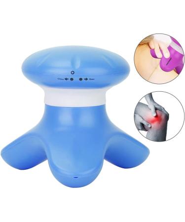 Multifunctional Body Massage Device - Acupuncture Vibration Massager for Women & Men | Compact 8.5x10.5 cm (Blue) - International Shipping Available - Buy Online on GoSupps.com