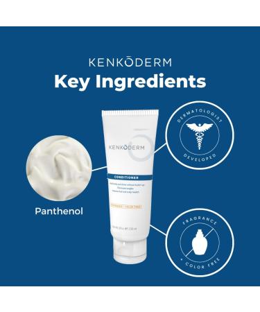 Kenkoderm Sensitive Hair and Skin Conditioner - 8 oz | Fragrance and Color Free | Dermatologist Developed - Buy Online on GoSupps.com