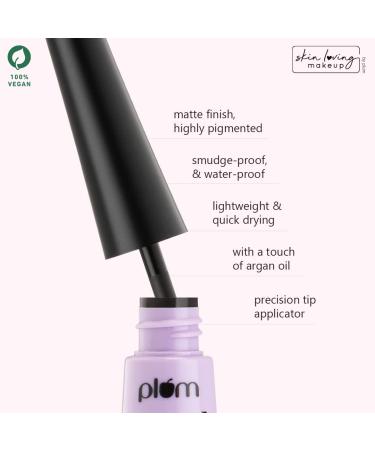 Plum Eye-Swear-By Matte Liner - Waterproof Quick-Drying 100% Vegan & Cruelty-Free - Buy 01 Black Internationally - Buy Online on GoSupps.com
