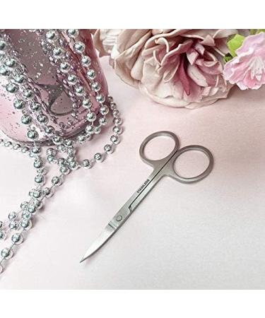 HUNYLONDON Eyebrow Scissors Pro Stainless Steel Hair Removal Trimmer Sharp Clipper Eyelash Small Sharp Scissors Beauty Grooming Kit for Nail Eyebrow Eyelash Nose Crafts for Women and Men - Buy Online on GoSupps.com