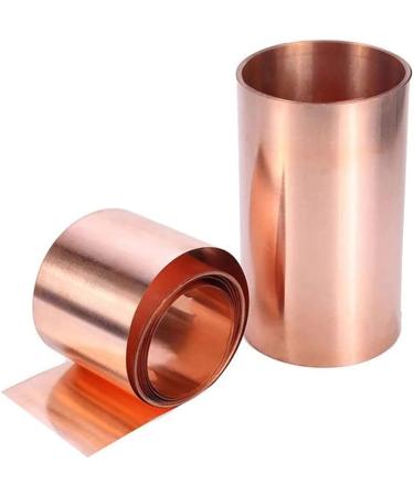KUUOPLA Pure Copper Sheet Cu Metal Sheet Foil Roll 1000X150mm Thickness: 0.2mm - Buy Online on GoSupps.com