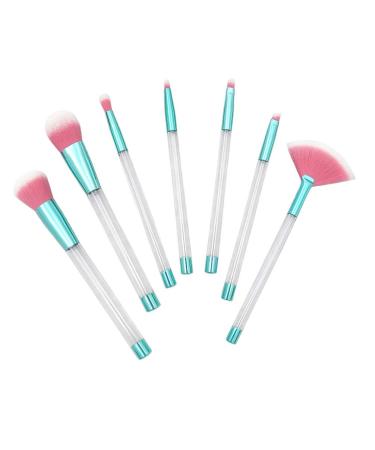 7pcs Glitter Makeup Brush Set | DIY Quicksand Handle | Foundation Powder & Blush Applicator for Flawless Makeup - Buy Online on GoSupps.com