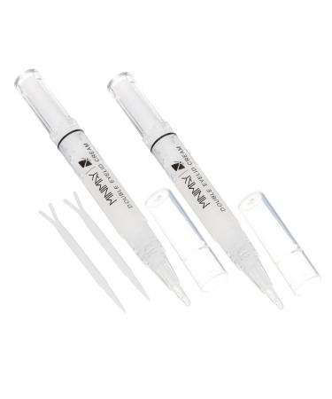 Didiseaon 2 Sets Eye Creams Glue Double Eyelid Sticker Eye Lifting Cream Waterproof Tape Waterproof Styling Cream Stick Double-fold Eyelids Cream Single Eyelid Change Cream Liquid 15X3X2CM White