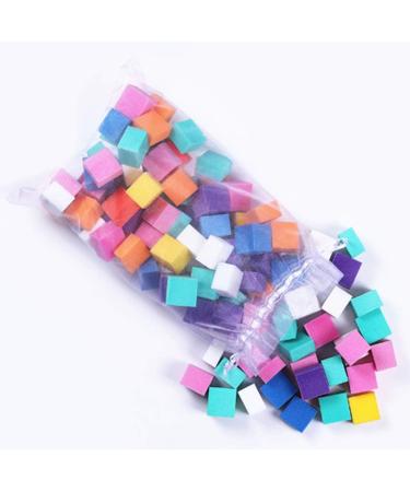 1 Bag Mini Colorful Nail Files Square Nail Buffers DIY Nail Art Salon Tool for Girls Women - Buy Online on GoSupps.com