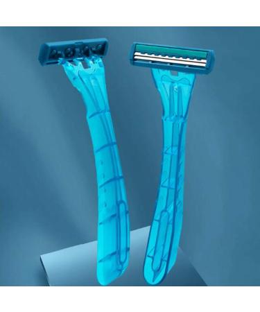 Buy 20X Small Men's Disposable Razors - Blue Wet Dry Shaver HS-L419 | International Shipping Available - Buy Online on GoSupps.com