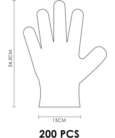 200 Piece Hand Mask Bag Relaxing And Spa Treatment High Moisture Locking Strength Not Suitable For Tearing Close To The Skin Hand And Foot Hot Wax Bath Set - Buy Online on GoSupps.com