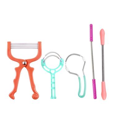 JZK 5X Facial Hair Remover Tool for Women and Men Spring Threading Tool for face Hair/Upper Lip Hair/Eyebrows Spring Facial epilator Manual Ladies Facial Fluff Remover - Buy Online on GoSupps.com