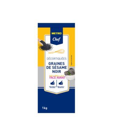METRO Chef Black sesame seeds 1 kg x2