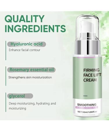 Firming Face Lift Cream with Hyaluronic Acid Smoothing Moisturizing Face Cream for Neck & Face Gentle Non-Sticky Texture Deep Hydration & Absorption Easy Glide Daily Facial Moisturizer 1.69 Fl Oz - Buy Online on GoSupps.com