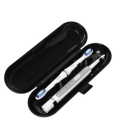 Youmang Travel Case For Oral B Pulsonic Slim 1000/1100 Sonic Toothbrush 1 Handle And 2 Brush Heads - Black