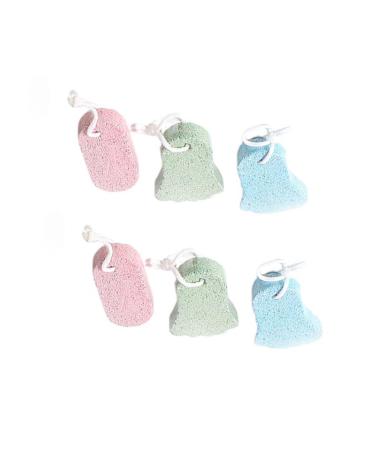 Beaupretty 6 Pi ces Pierre Tondeuse exfoliante pour semelle de pied exfoliant anti-callosit s p dicure remover cuticule pumice scrubber dissolvant de callosit s de la peau des pieds