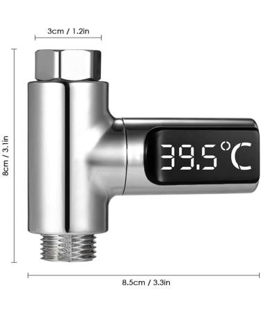YOHAPPY Digital Shower Thermometer - LED Display - 360 Degree Rotatable - Anti-Leaking - Baby Shower Temperature Monitor - Buy Online on GoSupps.com