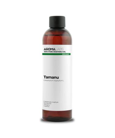 ORGANIC - TAMANU Oil - 250mL - 100% Pure Natural Cold Pressed and Cosmos Certified - AROMA LABS (French Brand) 250 ml (Pack of 1)