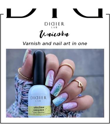 Didier Lab - Premium Gel Nail Polish Unicorns - Carnival - Gel Nail Varnish - Nail Art - Long-Lasting High Gloss Wear - Easy to Apply - Gel Nails - Rich Pigment - UV/LED - Chip Resistant - Buy Online on GoSupps.com
