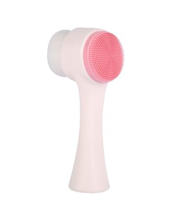 Manual Facial Cleansing Brush Fashion Soft Double Sides Facial Deep Cleansing Brush Face Skin Care Clean Brush for Facial Polish and Scrub