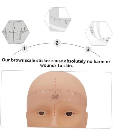 Didiseaon 1 Roll Disposable Ruler Stickers Reusable Eyebrow Ruler Brow Measurer Woman Tool Scale - Buy Online on GoSupps.com