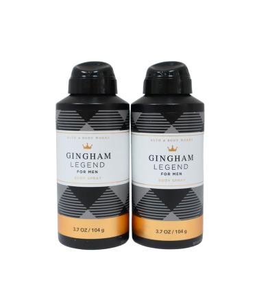 Bath & Body Works Men's Collection Deodorizing Body Spray - GINGHAM LEGEND - Gift Pack for Holiday - Lot of 2 - Buy Online on GoSupps.com