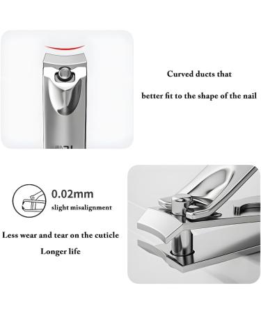 Carbon Steel Nail Clippers - Plated Arc Misalignment Jaws Anti-Shift Design Multi-Scene Application - Buy Online on GoSupps.com