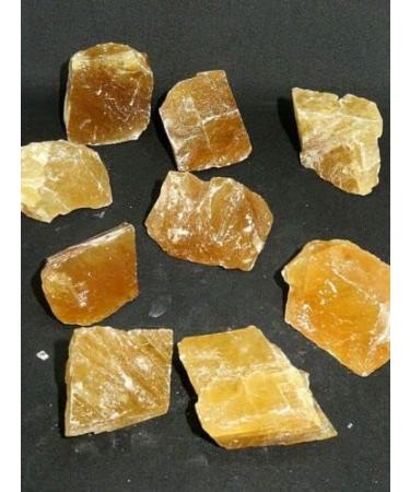 Crystal Rough 1 Large Natural Rough Citrine Calcite Raw Crystal (Honey Calcite) - Buy Online on GoSupps.com