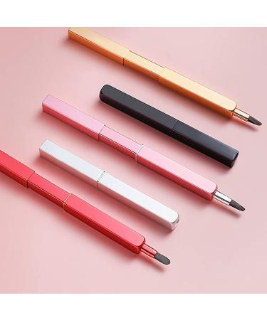 PrettyAimee Dual End Professional Lip Brush Concealer Brushes Retractable Lipstick Foundation Makeup Brush Tool Applicators Set For Women and Girls (Red) - Buy Online on GoSupps.com