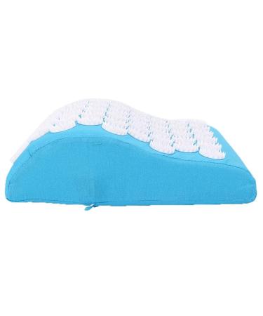 Acupuncture pillow massage acupressure pillow massage neck pillow for muscle pain headache relief pillow massage pillow for massage sets blood circulation blue